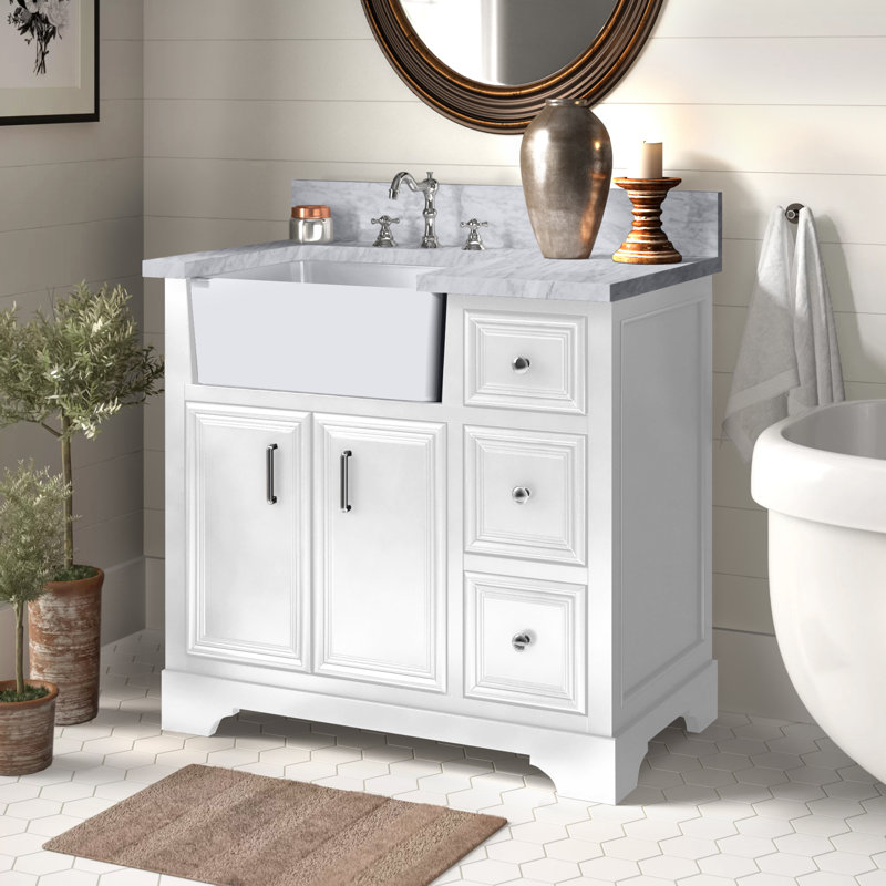 Sand & Stable Emiliano 36'' Free Standing Single Bathroom Vanity with